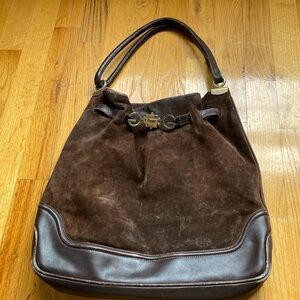 Vintage Guuci suede handbag Damage
